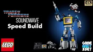 The Pinky Builder | LEGO Icons 10358 Transformers: Soundwave | Speed Build
