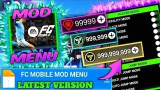 FC Mobile MOD APK 2024 v22.0.01 Gameplay - VIP Unlimited Money, FC Points | UEFA EURO 2024 MOD MENU