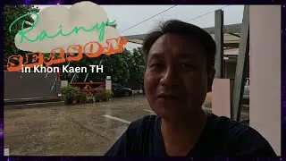 Rainy season in Khon Kaen TH