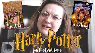 reading & watching Harry Potter and the Sorcerers Stone for the first time ever!✨