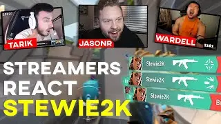 VALORANT Streamers REACT to Stewie2K Plays