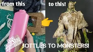 Making a Horror Action Figure From Scrap Bottle