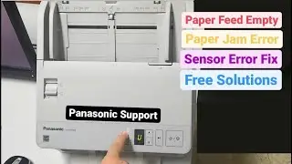 Panasonic Scanner Sensor U Error Lamp Solution Fix KVSL 1056 1066 3056 3066 and All Models