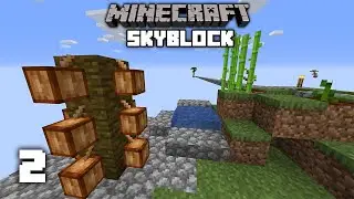 Infinite Grass, Snow & More! - Minecraft Skyblock Let's Play | Part 2