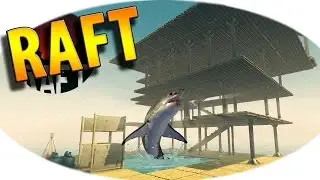 ЧУТЬ НЕ сожрала АКУЛА! ВЫЖИВАНИЕ! Огромный ФОРТ  в открытом океане! RAFT