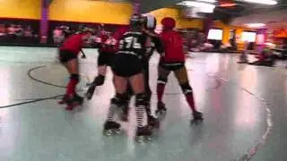 Roller Derby July 2011 RRRoll out for Autism.wmv