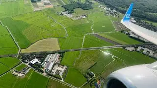 [4K] Perfect Amsterdam Landing | Air Europa | Boeing 737-800 | EC-OBO | AMS | SCS 10