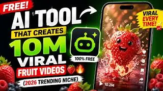 FREE AI Tool That Creates 10M Viral Fruit Videos 🍓🔥 (2026 Trending Niche)