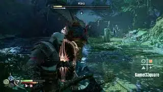 [4K] ODIN'S captain (mini boss fight) PS5 GAMEPLAY #shorts #godofwarragnarok #ps5