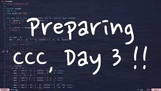 LIVE: (Day 3) Come Code with me! CCC Prep