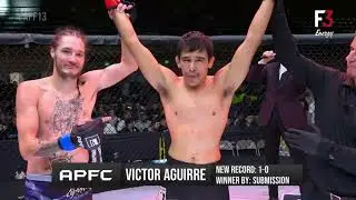 EMPHATIC PRO DEBUT! VICTOR AGUIRRE VS CODY SCHIEVE | #APFC13 #FULLFIGHT #MMA