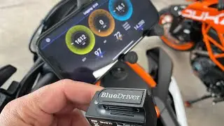 Motorcycle dash on your phone with OBD II reader