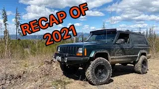Recap of 2021 adventures in my Jeep XJ #jeep #adventure #jeepxj