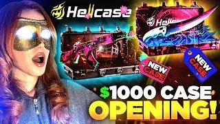 $1000 CASE OPENING ON HELLCASE !?| Hellcase Promo Code 2024 | Hellcase Case Opening |