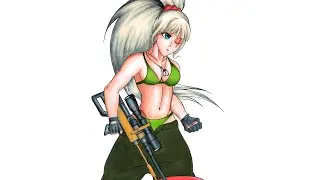 Dibujando a Dragunov (Metal Slug Attack) -ドラグノフメタルスラッグ攻撃