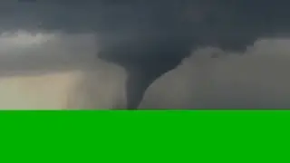 TORNADO green screen with sound  HD 1080