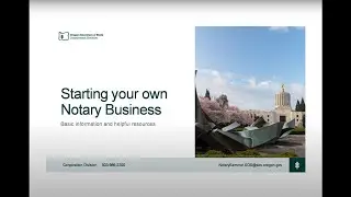 Starting a Notary Business