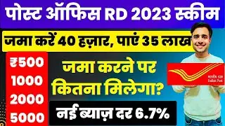 Post Office RD (Recurring Deposit) Scheme 2023 - All Details | Post Office Best Scheme 2023
