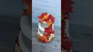 Свадебный торт без мастики