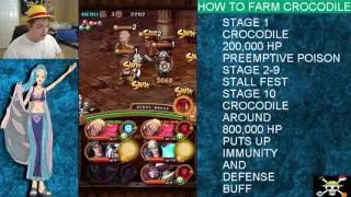 One Piece Treasure Cruise How to Farm Story Mode Character Crocodile