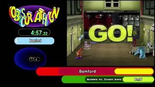 Obscurathon - Monsters Inc. Scream Arena | Any% by bamford