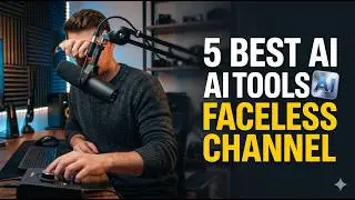 5 AI tools for YouTubers faceless channel