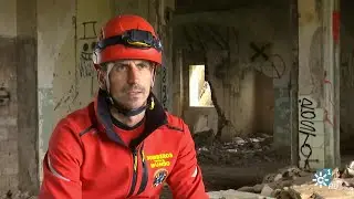 Sergio Botello, bombero de Huelva y presidente de "Bomberos para el Mundo"