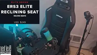 Next Level Racings NEW ERS3 reclinable sim racing seat ! Most comfortable and relaxing seats!!