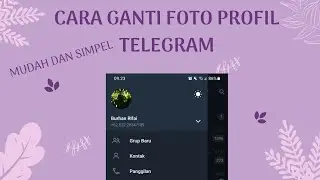 cara mengganti foto profil dan nama pengguna telegram