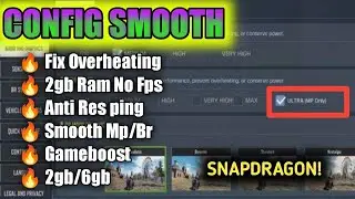 Config Codm Fix Lag in Low Device Like 2GB RAM DEVICE!