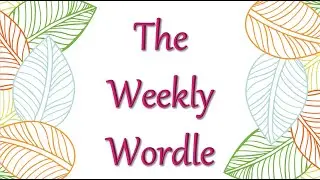 The Weekly Wordle 6 #allinone #learnnewword #learnenglish #onlineenglishspeakingclasses #wordmeaning