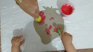 Kırmızı Boyama ve Kırmızı ile Etkinlikler