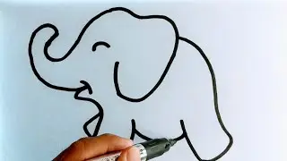 Comment dessiner un éléphant facilement et Apprendre à dessiner