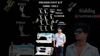 FOOTER KIT FOR INDUSTRIAL SEWING MACHINE #jackfooters #industrialsewingmachinefooters