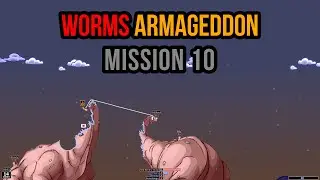 Worms Armageddon | Mission 10 - Jurassic Worm.