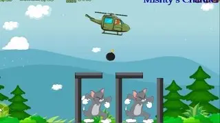 Tom and Jerry jan 2014's Game "Jerry Bombing Helicopter" to Tom