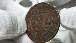 Moeda de XL réis ano 1760 2 vinténs