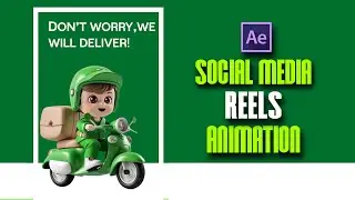 Social Media Reels Animation in after effects | Motion Graphics