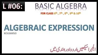 Algebraic expression