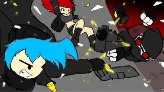 FNF MADNESS INCIDENT HANK VS AGENT BF & GF “INCIDENT:012F” | | FNF ANIMATION