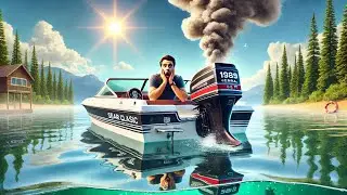 Первый день на воде: купил катер и сразу сломался!