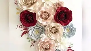 Paper Flower Rose Tutorial Foto