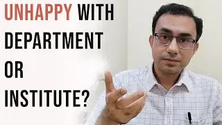 How to overcome unhappiness with Department or Institute allocation | IIT prof's tips