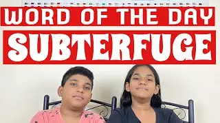 Subterfuge | subterfuge meaning | subterfuge pronunciation