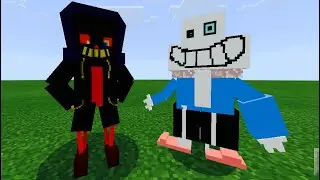 Error Sans Vs. Saness in Minecraft PE