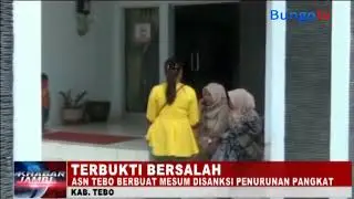 KHABAR JAMBI - ASN TEBO BERBUAT MESUM DISANKSI PENURUNAN PANGKAT