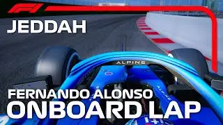 2021 Saudi Arabian GP: Fernando Alonso Onboard Lap (F1 2021 Mod)