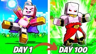 I PLAYED Minecraft Dragon Block C as BUU for 100 DAYS… This is what happened