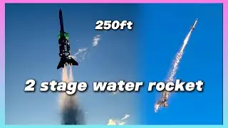 MASSIVE 2-Stage water rocket LAUNCHES to 250ft! | Impulse Flight 3