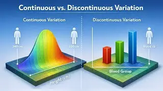The Difference between Continuous and Discontinuous Variation [Biology]